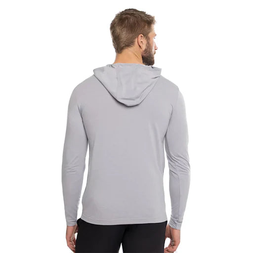 TRAVIS MATHEW SHIP SHAPE ACTIVE HOODIE - HEATHER SLEET