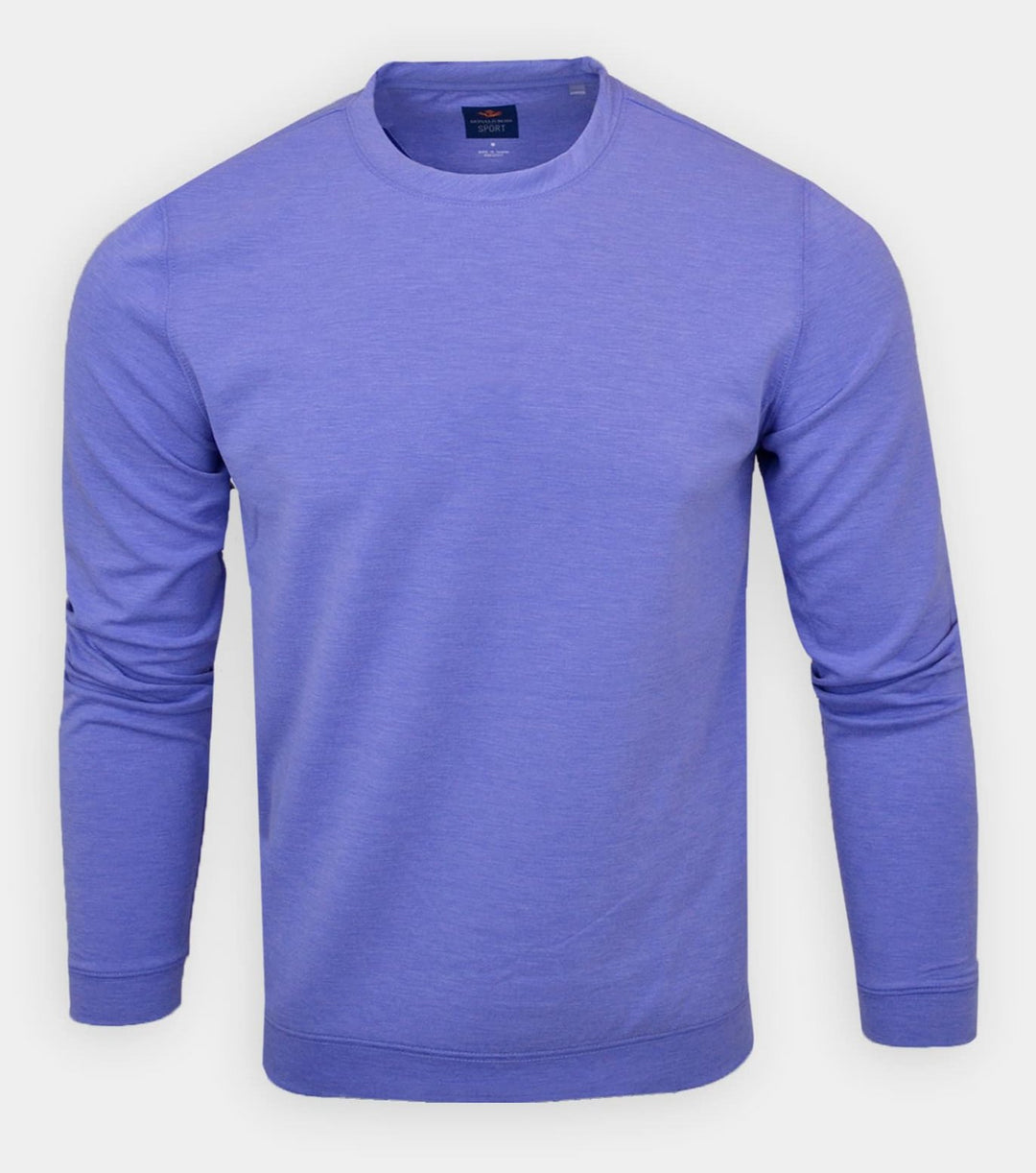 Donald Ross Mens Sport Fit Dundee Crewneck - PERIWINKLE