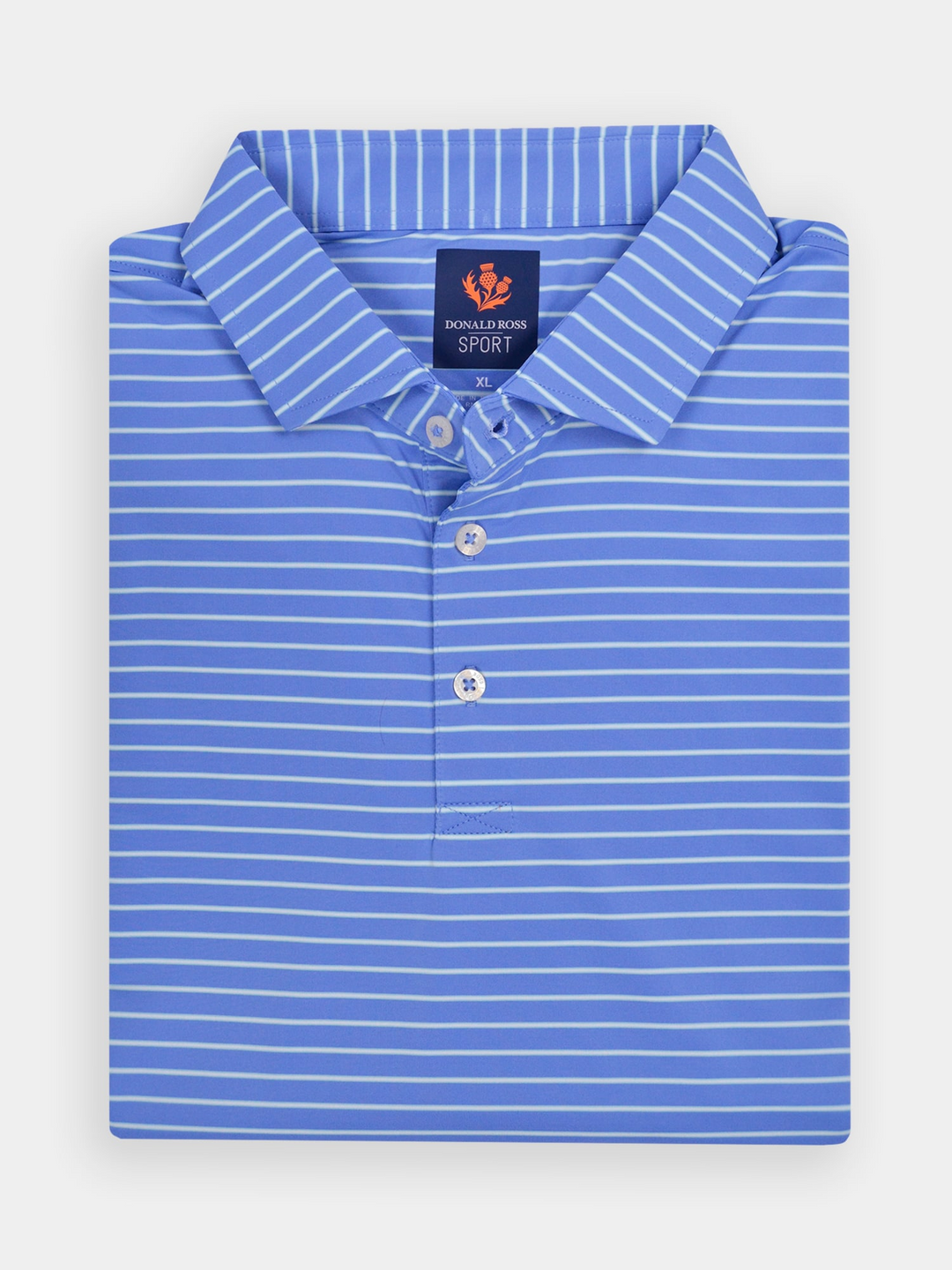 Donald Ross Mens Sport Fit RUBEN Polo - ULTRAMARINE SEAGLASS