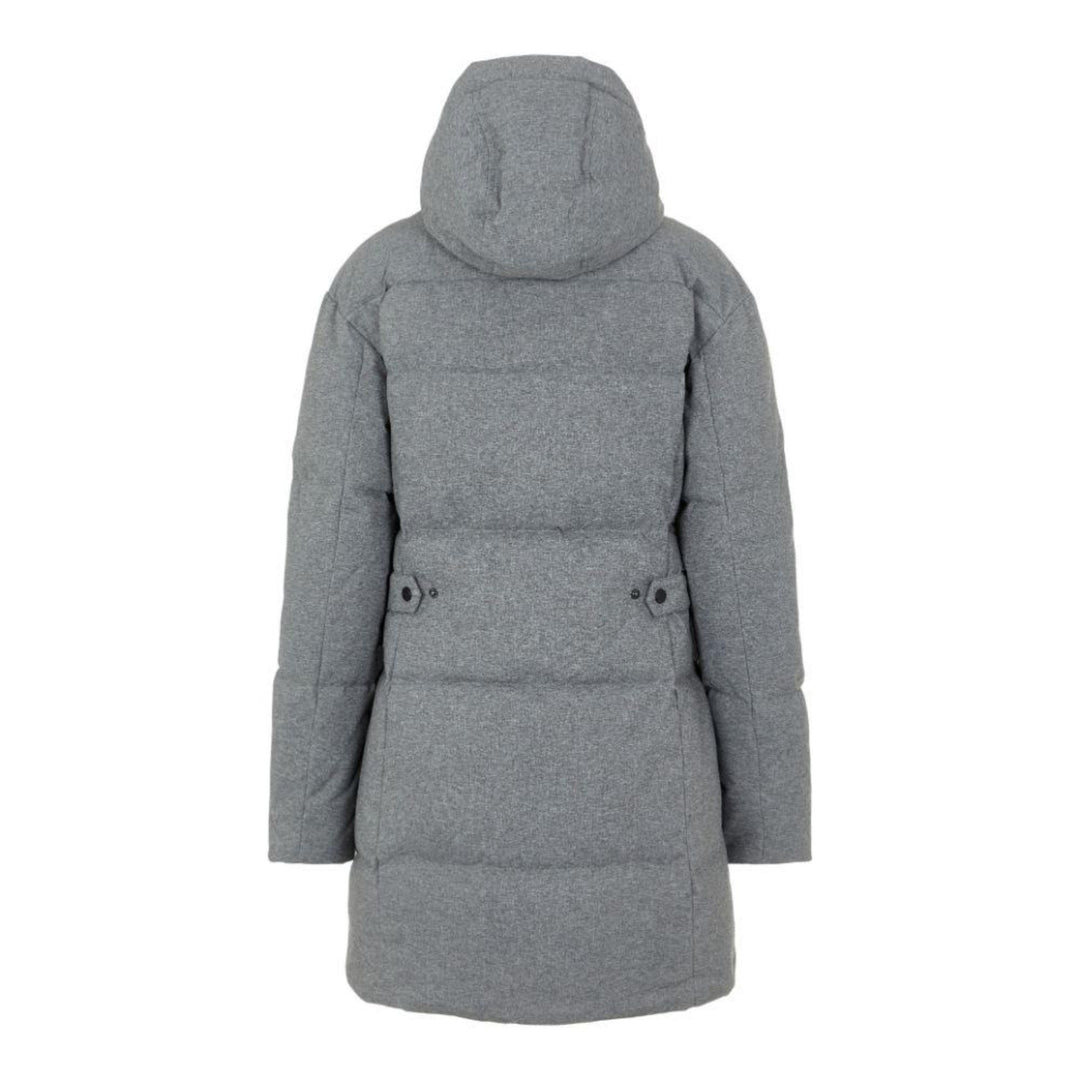 J.Lindeberg Womens Radiator Down Parka Coat - GREY MELANGE