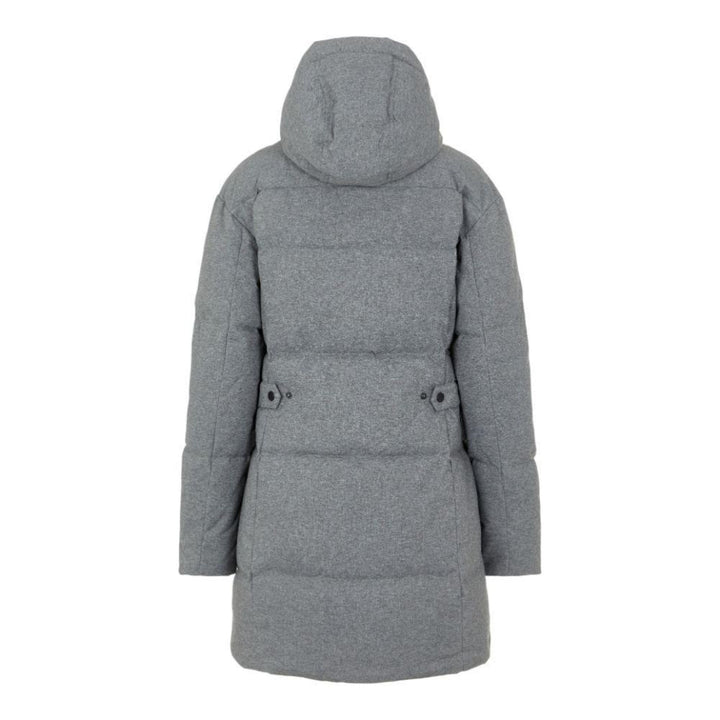 J.Lindeberg Womens Radiator Down Parka Coat - GREY MELANGE