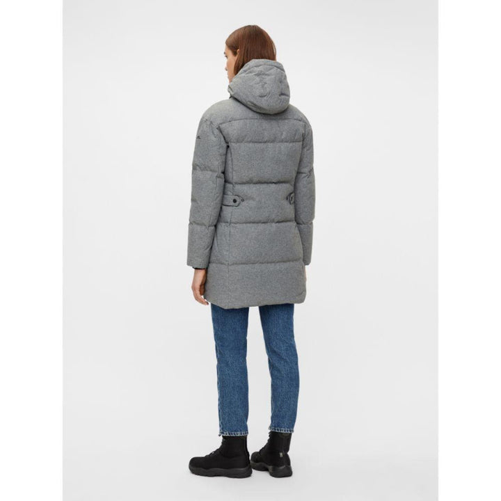 J.Lindeberg Womens Radiator Down Parka Coat - GREY MELANGE