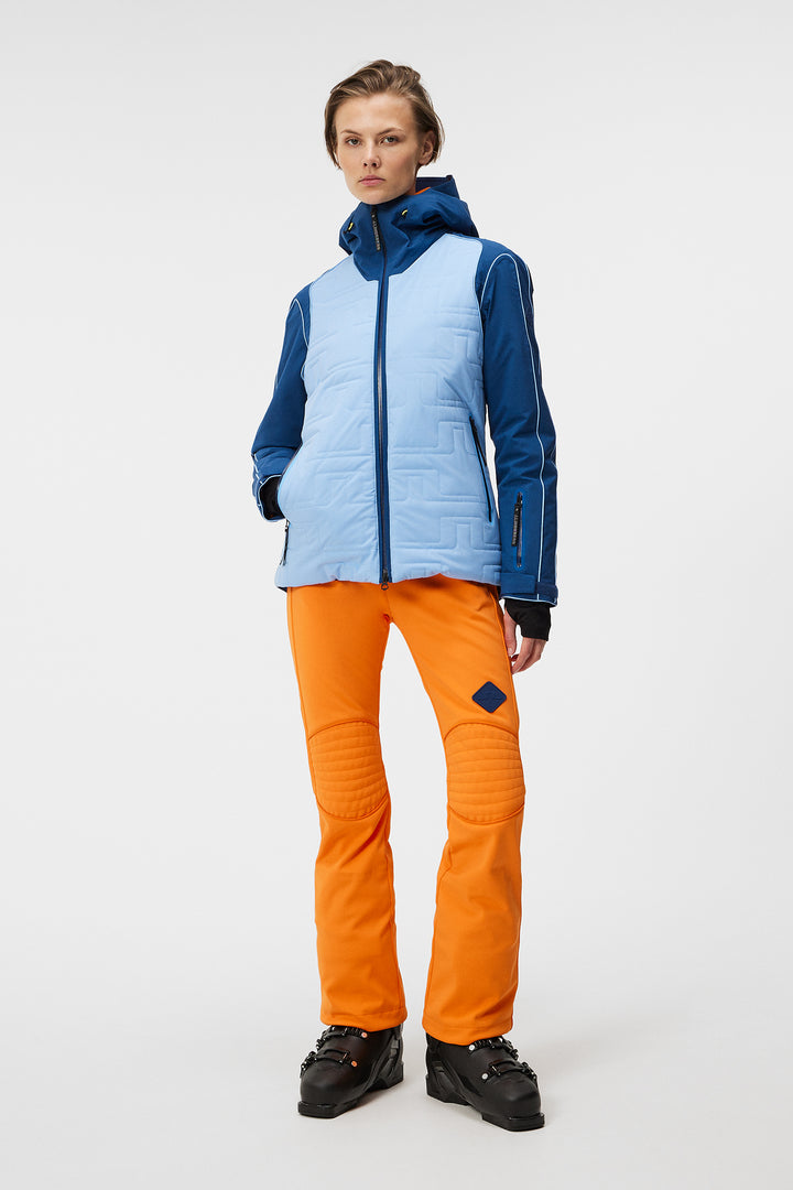 J.Lindeberg Womens Cassidy Hybrid  SkiJacket - Estate Blue