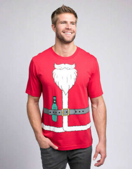 TRAVIS MATHEW FEAST CHRISTMAS T-SHIRT - RED