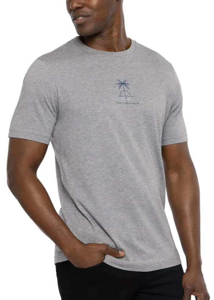 TRAVIS MATHEW NO MANANA T-SHIRT - HEATHER GREY