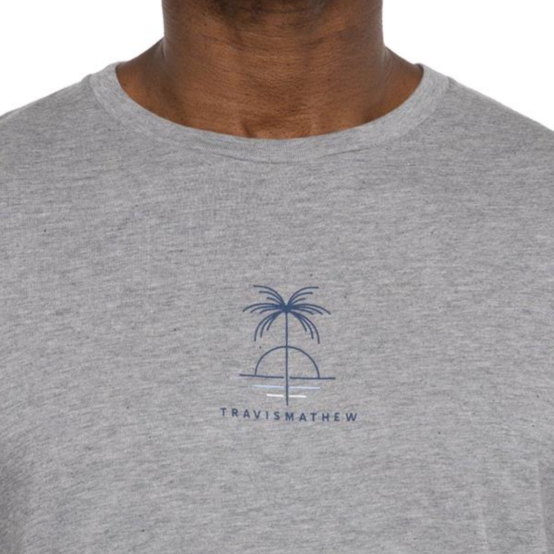 TRAVIS MATHEW NO MANANA T-SHIRT - HEATHER GREY