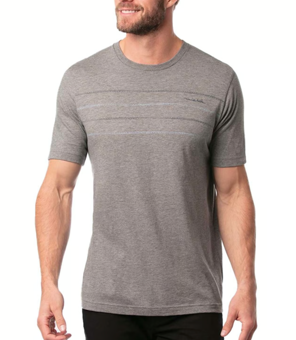 TRAVIS MATHEW REENTRY T-SHIRT - HEATHER QUIET SHADE