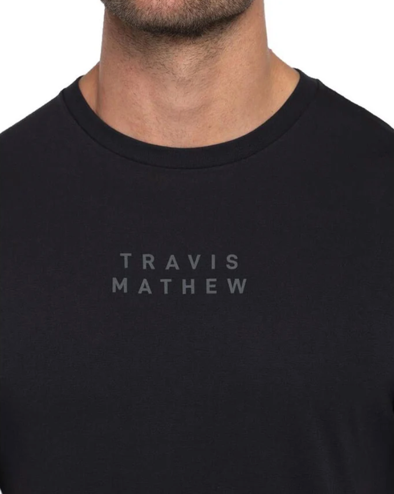 TRAVIS MATHEW YUCCA FLOWER T-SHIRT - BLACK