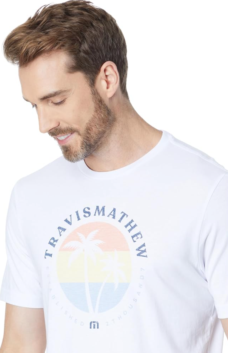 TRAVIS MATHEW SOUTHERN HIGHLANDS T-SHIRT - WHITE