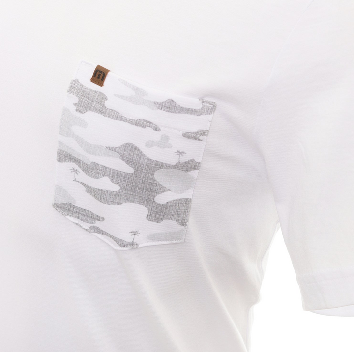 TRAVIS MATHEW THIRTEEN BELOW 2.0 T-SHIRT - WHITE