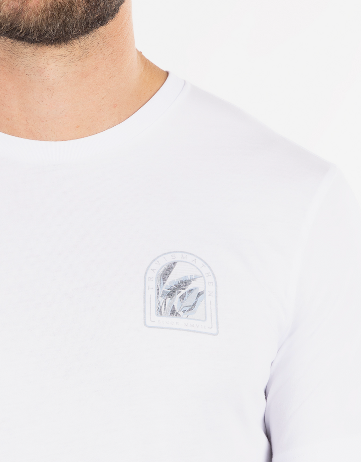 TRAVIS MATHEW DJ BOOTH T-SHIRT - WHITE