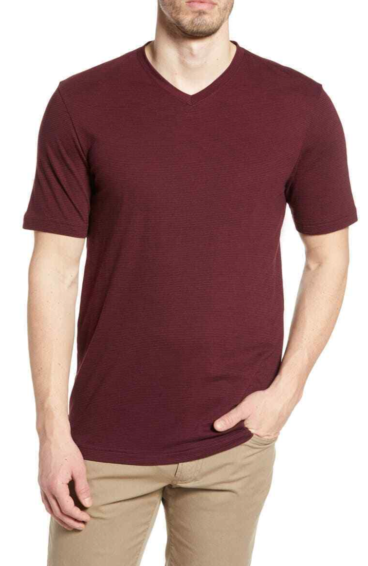 TRAVIS MATHEW TRUMBULL T-SHIRT - TAWNY PORT