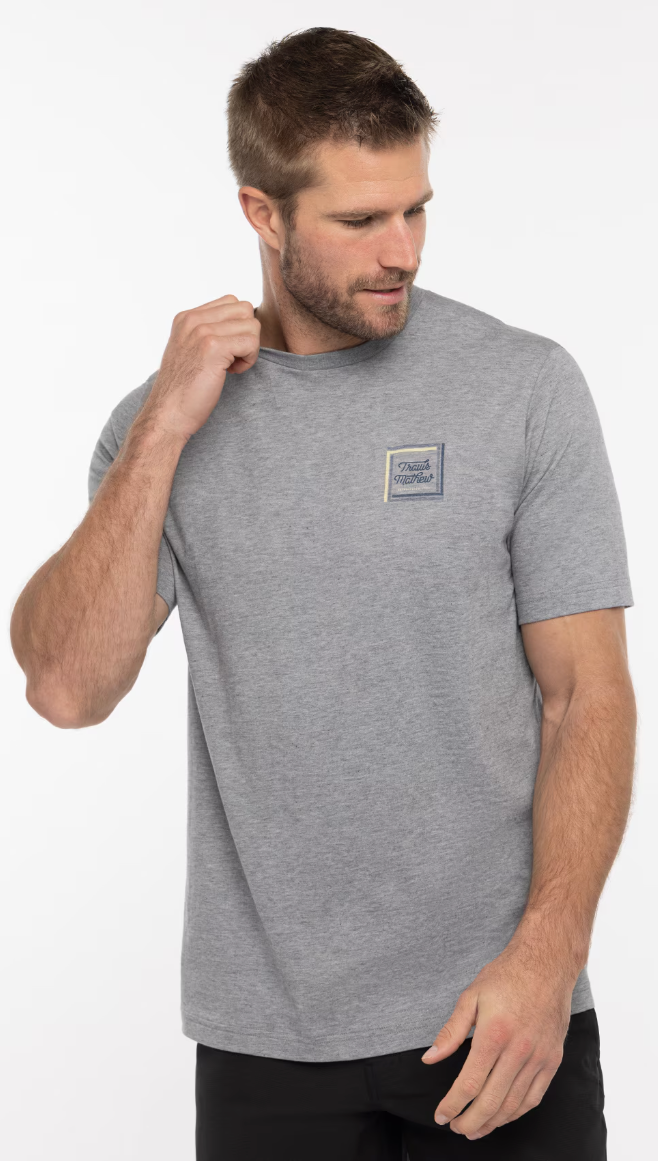 TRAVIS MATHEW RIVIERIA MAYA T-SHIRT - HEATHER GREY