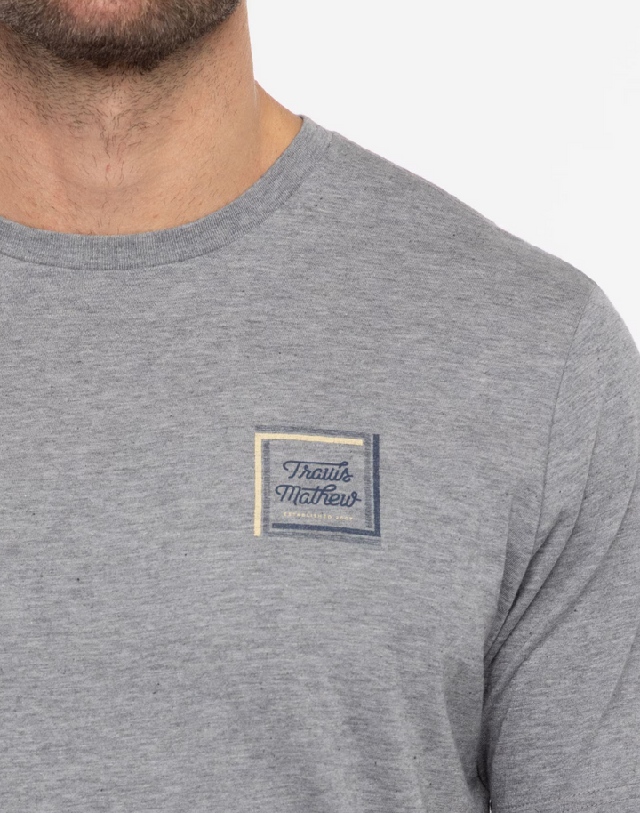 TRAVIS MATHEW RIVIERIA MAYA T-SHIRT - HEATHER GREY