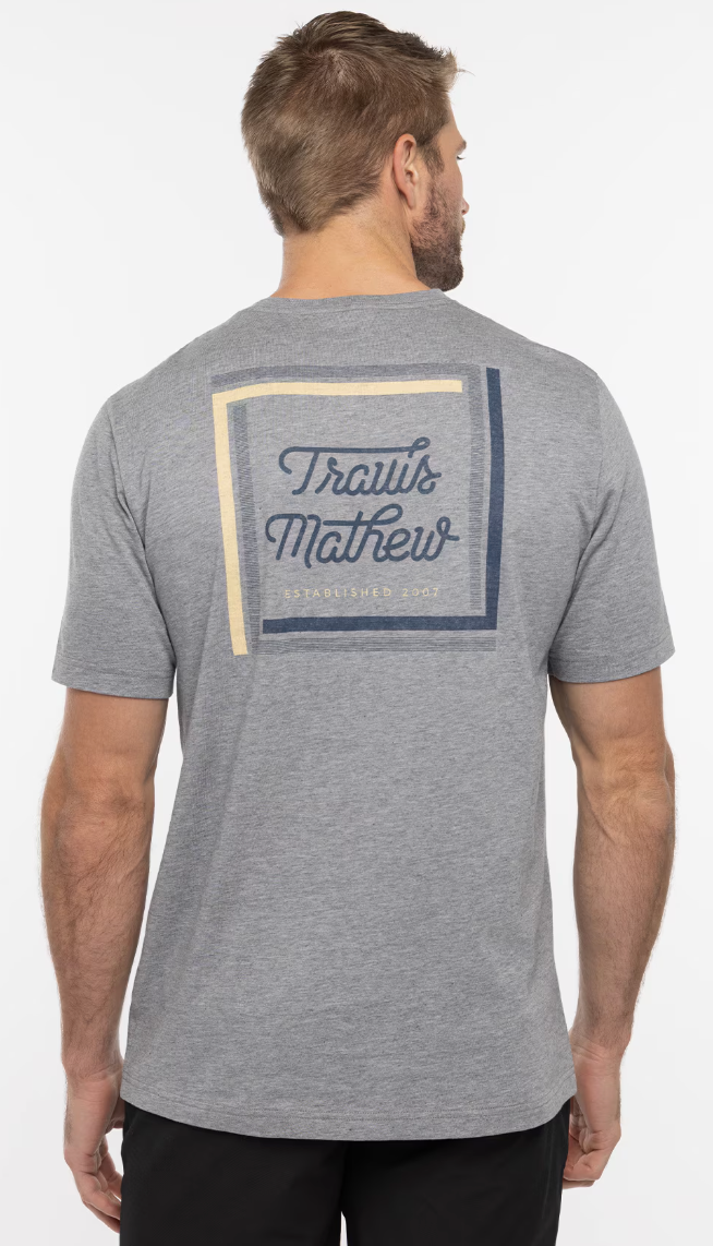 TRAVIS MATHEW RIVIERIA MAYA T-SHIRT - HEATHER GREY