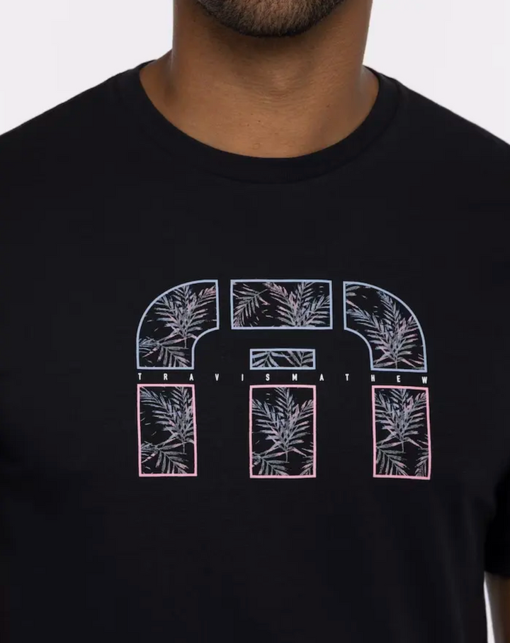 TRAVIS MATHEW PRIVATE PALAPA T-SHIRT - BLACK