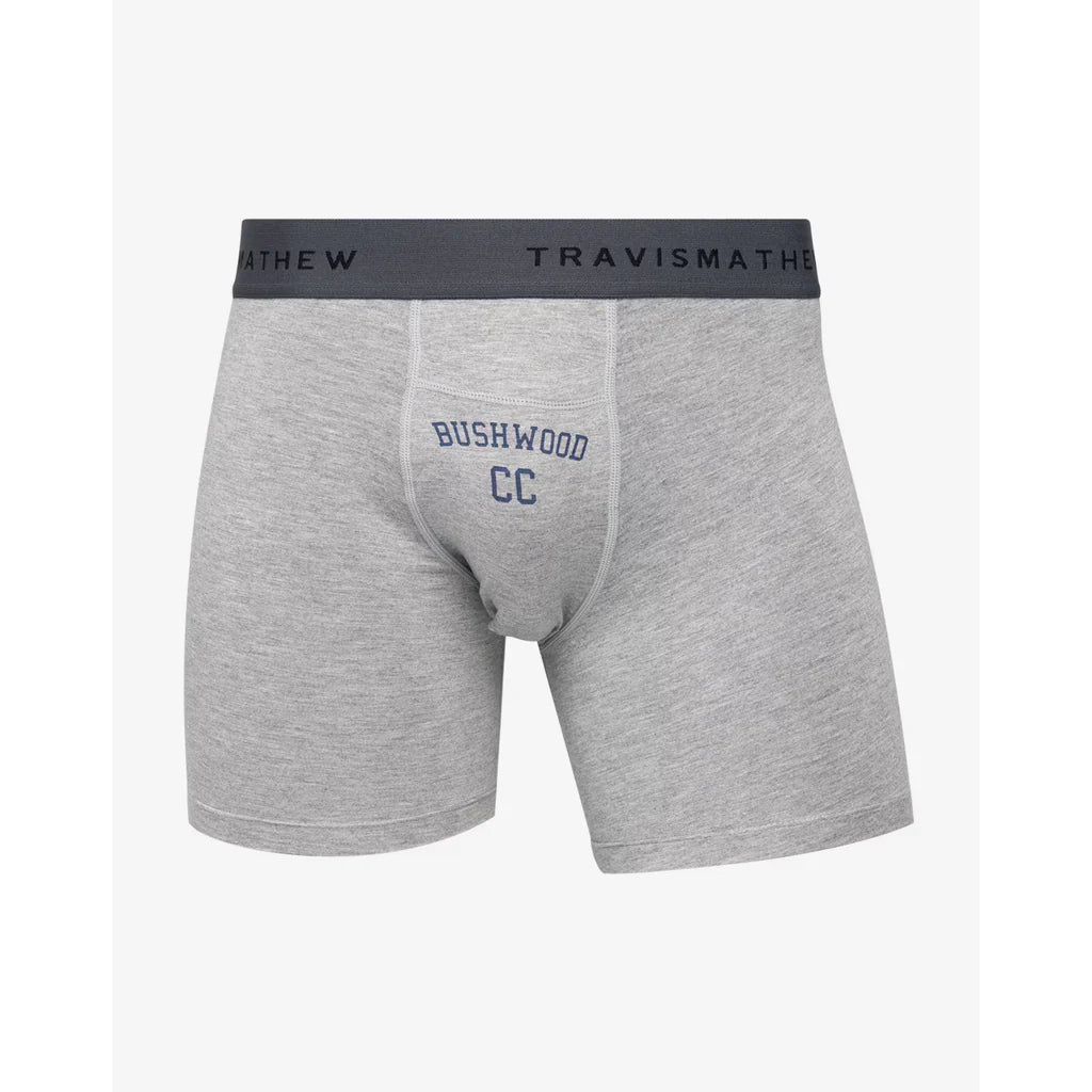 TRAVIS MATHEW MENS SO FAR SO GOOD BOXER - HEATHER GREY