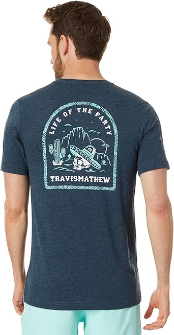 TRAVISMATHEW PICANTE T-SHIRT - HEATHER PEACOAT