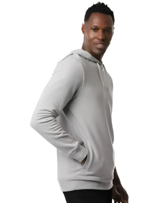 TRAVIS MATHEW MENS CLOUD HOODIE - SLEET GREY