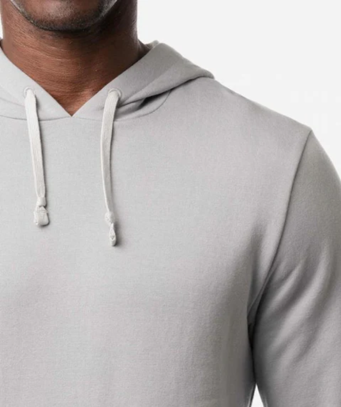 TRAVIS MATHEW MENS CLOUD HOODIE - SLEET GREY