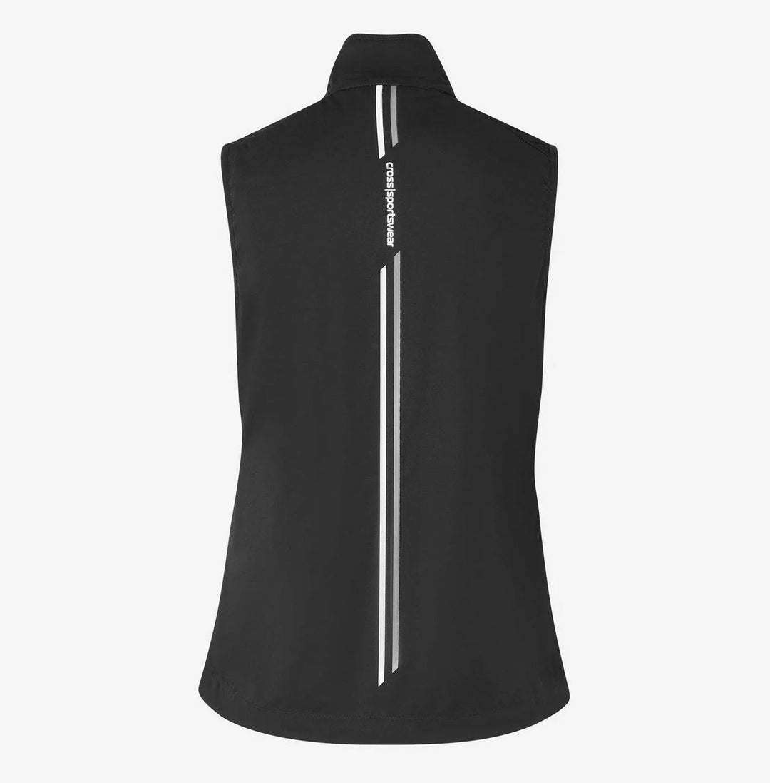 Cross Women's WIND VEST - BLACK