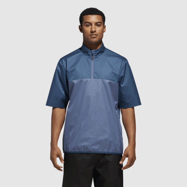 Under Armour Mens Spring Rain Jacket - BLACK/MECHANIC BLUE/MECHANIC BLUE