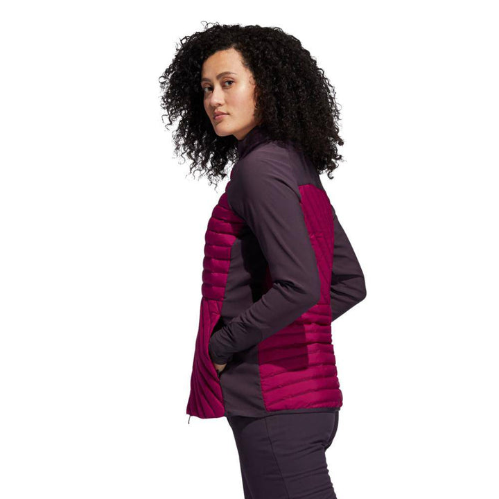 adidas Womens Down Filled Frostguard 2.0 Jacket - POWER BERRY