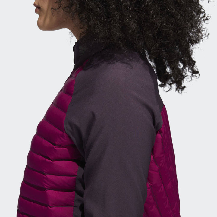 adidas Womens Down Filled Frostguard 2.0 Jacket - POWER BERRY