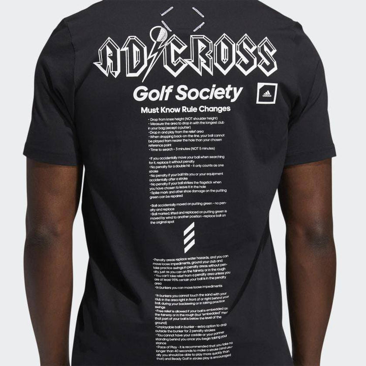 adidas Mens Adicross Concert Tee - BLACK