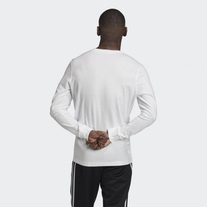 adidas Mens Adventure Long Sleeve T-Shirt - WHITE