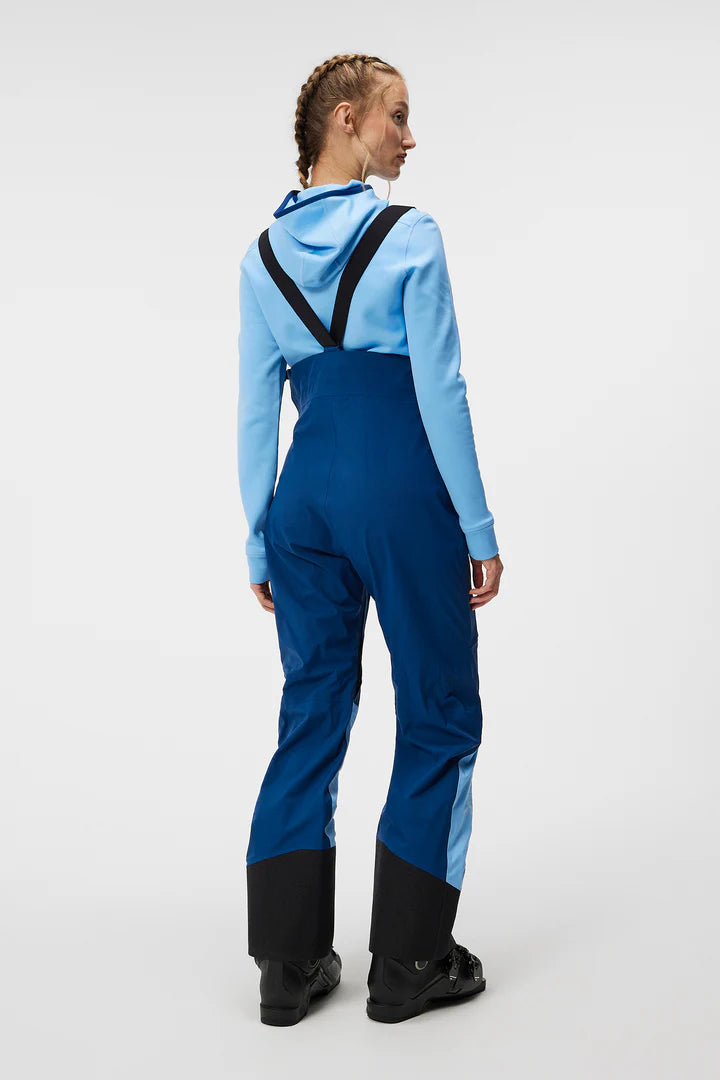 J.Lindeberg Womens Powerline Bib Pant - Estate Blue