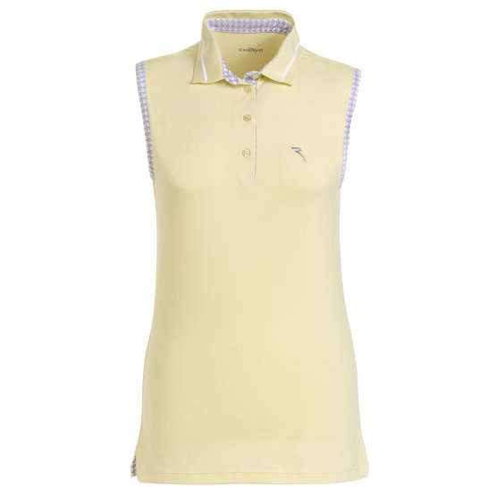 Chervo Women's AKUSE Sleeveless Polo - YELLOW