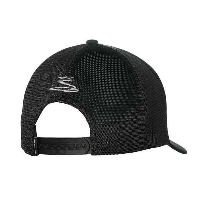 Cobra Tour Issue Crown C Trucker FlexFit 110 Trucker Snapback Hat - BLACK