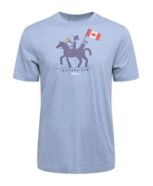 TRAVIS MATHEW COWHAND T-SHIRT - HEATHER GREY