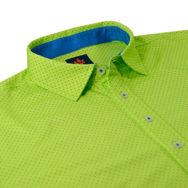 Donald Ross Mens Sport Fit Beau Polo - ALOE/COASTAL