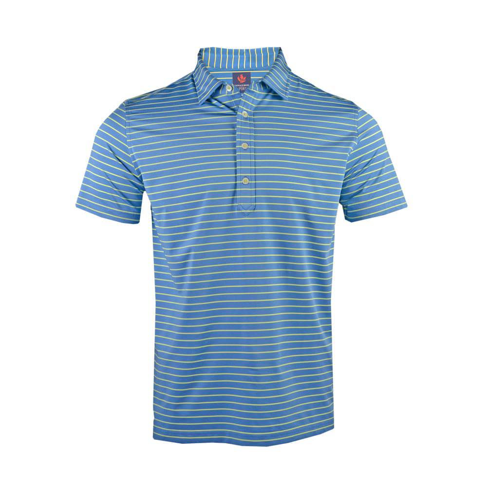 Donald Ross Mens Sport Fit Finnley Polo - COASTAL/ALOE