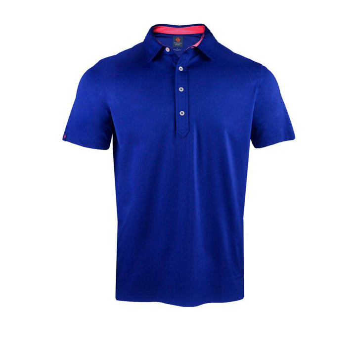 Donald Ross Mens Sport Fit Jimmy Polo - NAVY/PEONY