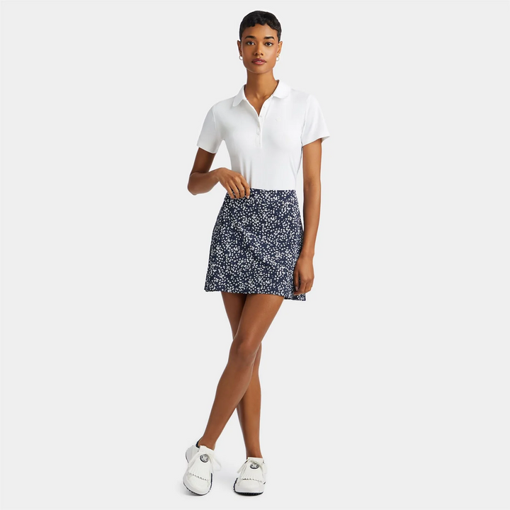 G/FORE WOMEN'S CHERRY BLOSSOM TECH JERSEY A-LINE SKORT - TWILIGHT