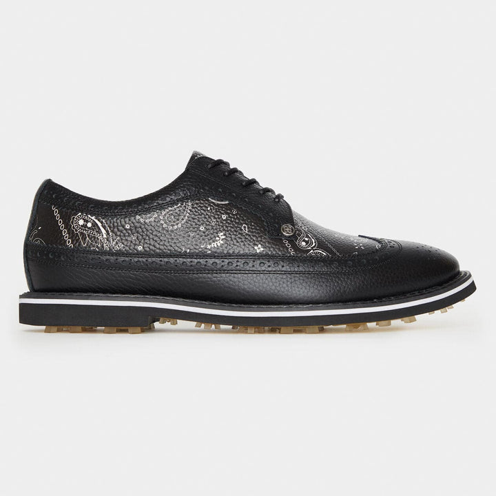 G/Fore Mens Bandana Longwing Gallivanter Golf Shoe - ONYX