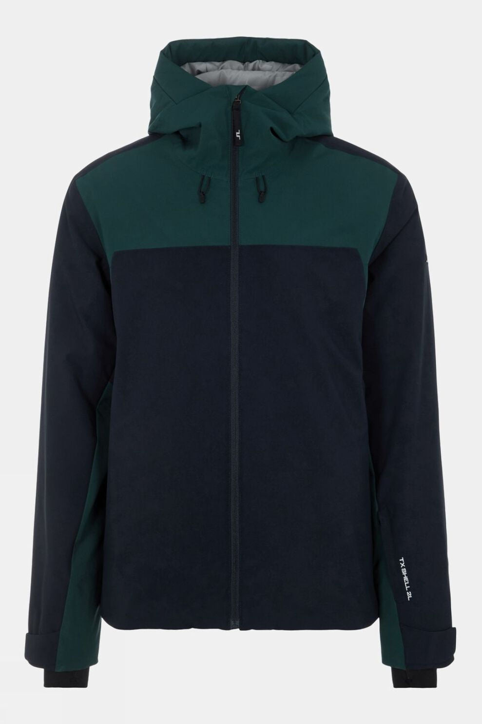 J.Lindeberg Mens BASE CAMP SKI JACKET - NAVY / GREEN