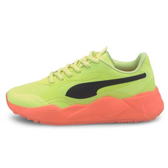 Puma Men's Ltd Edition RS-G Rise Up Spikeless Golf Shoe - Yellow/Orange/Black