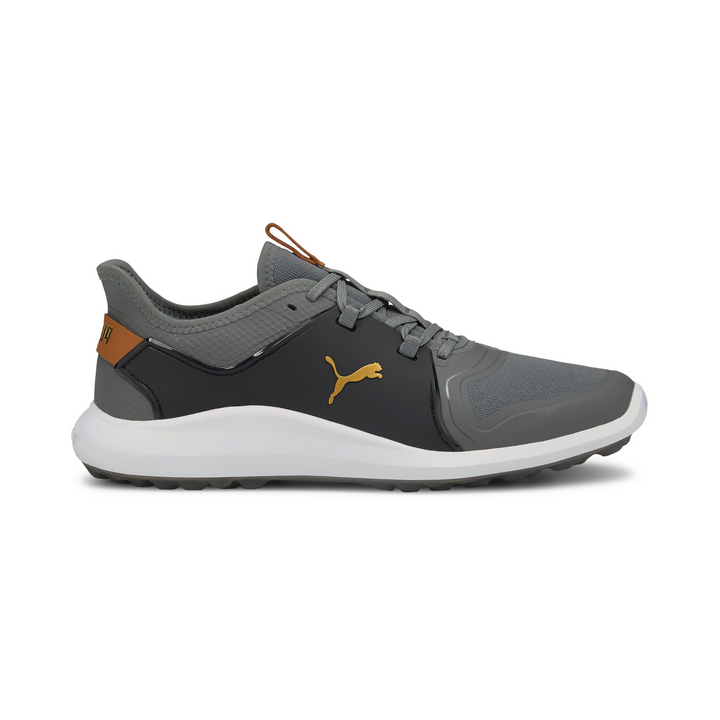 Puma Men's TOUR - IGNITE FASTEN8 NXT 2.0 GOLF SHOES - QUIET SHADE / GOLD / PUMA BLACK