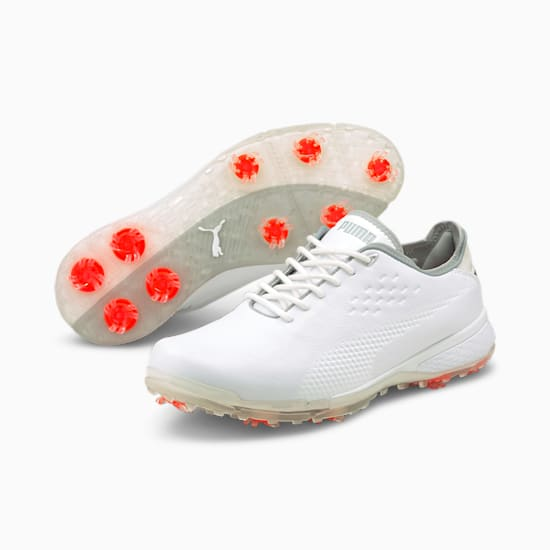 Puma Men's LTD EDITION (Rickie Fowler) PROADAPT Delta Mid Golf Shoes - PUMA WHITE