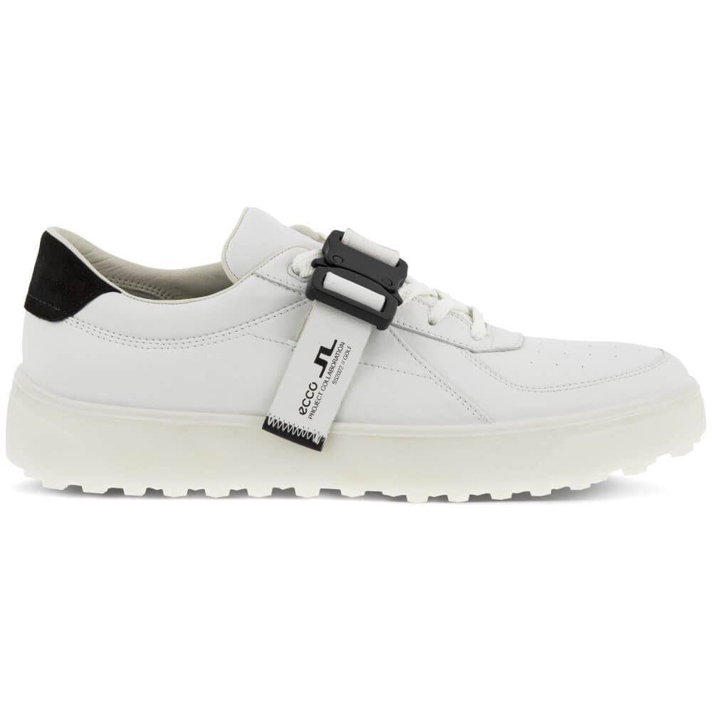 Ecco x J.Lindeberg Mens Golf Tray Buckle Shoes WHITE Golf Anything Canada