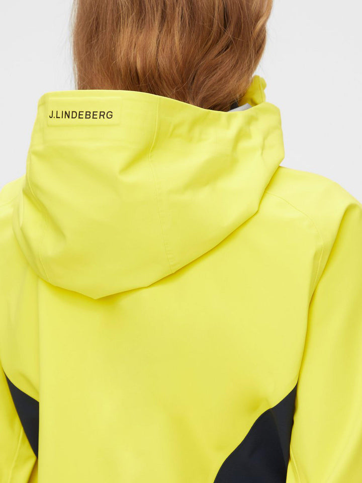 J.Lindeberg Womens Debby Shell Ski Jacket - BANGING YELLOW