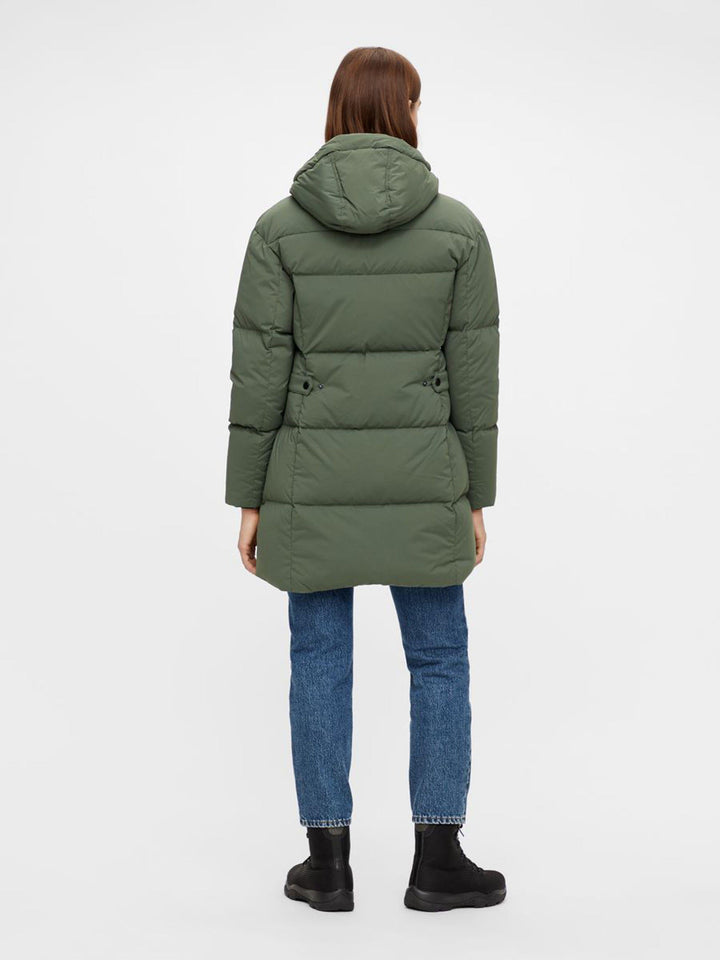 J.Lindeberg Womens Radiator Down Parka Coat - THYME GREEN