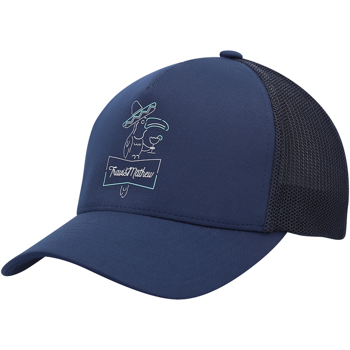 TRAVISMATHEW MORELIA TRUCKER HAT - DRESS BLUES - OSFA