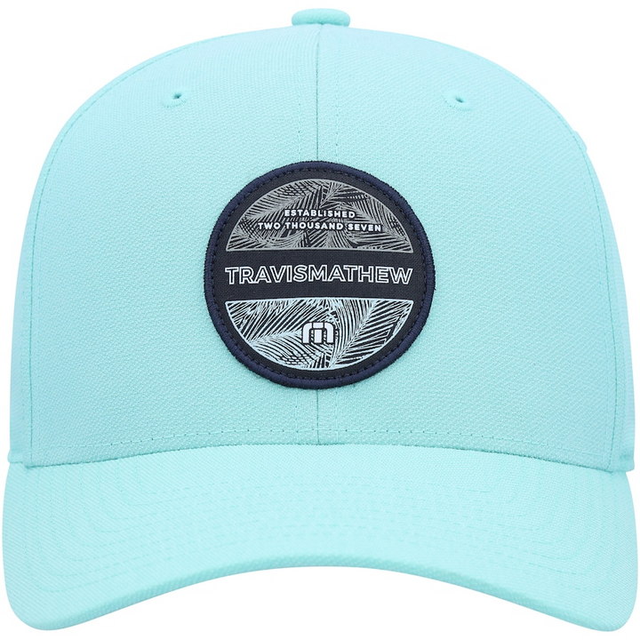 TRAVIS MATHEW PUERTO VALLARTA FITTED HAT - HEATHER TURQUOISE