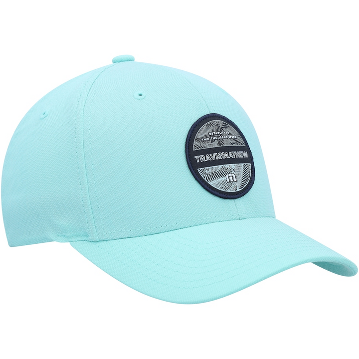 TRAVIS MATHEW PUERTO VALLARTA FITTED HAT - HEATHER TURQUOISE