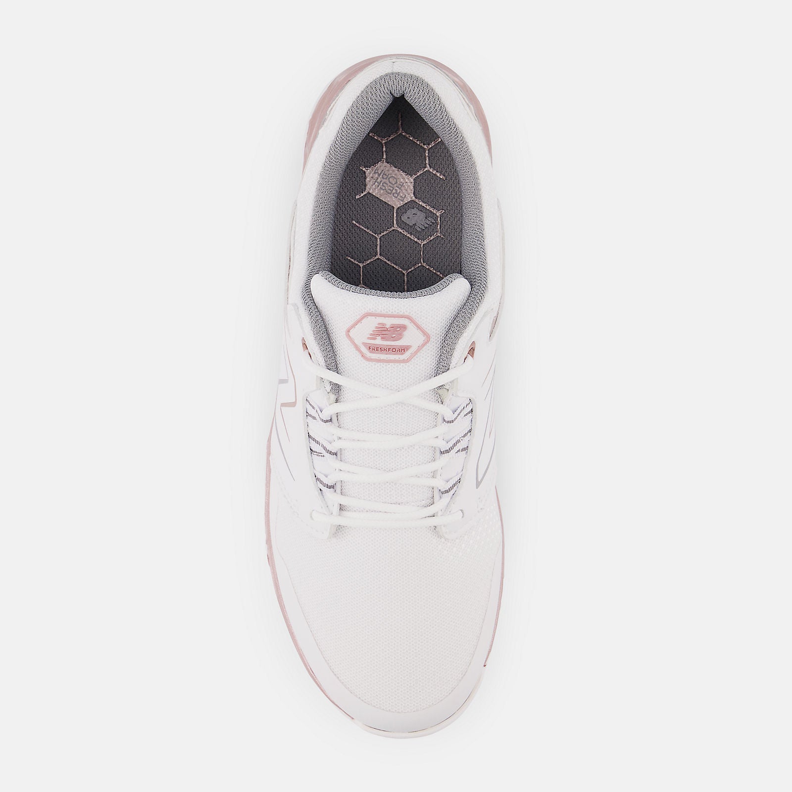 New balance shop white rose gold